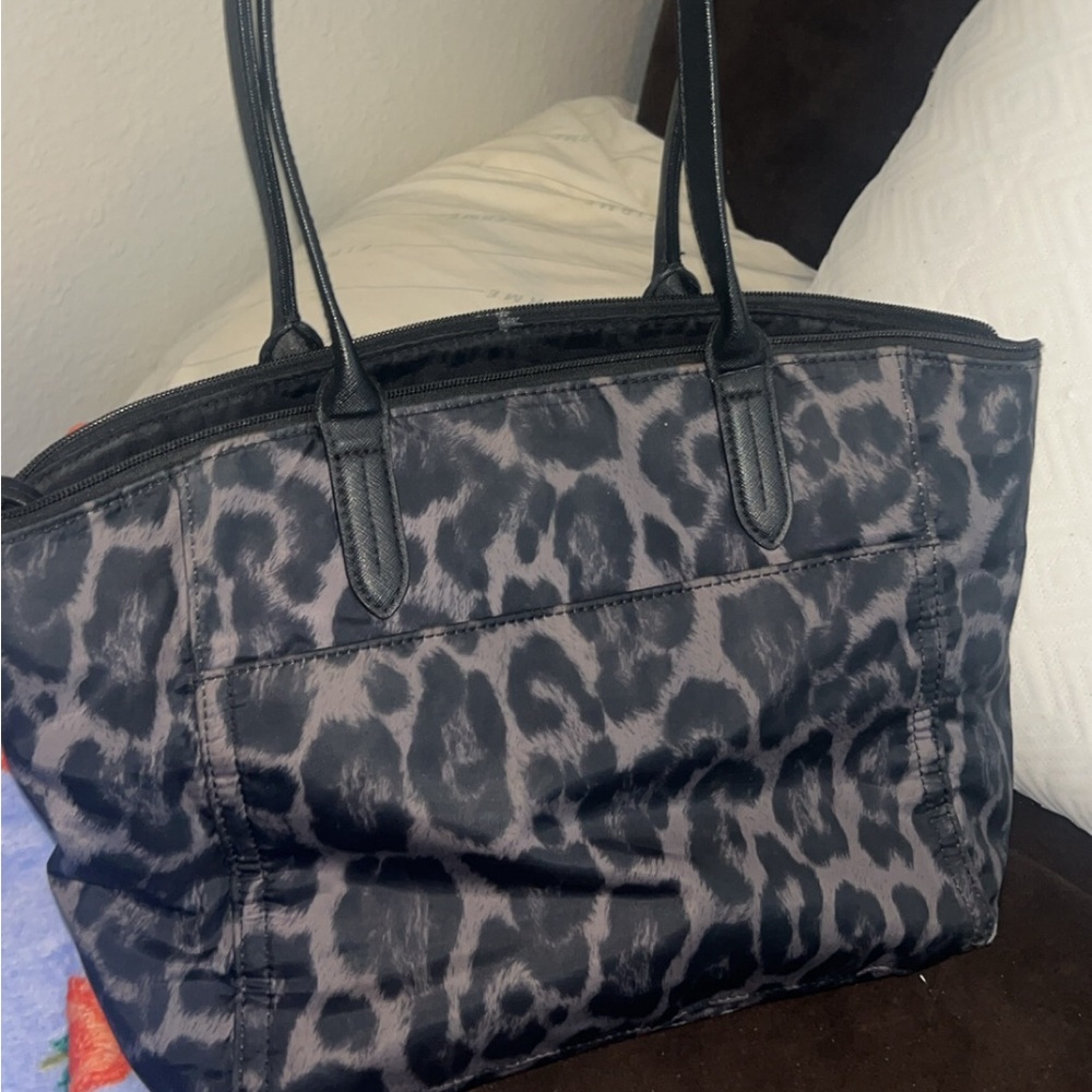 MK Michael kors leopard Kelsey nylon tote